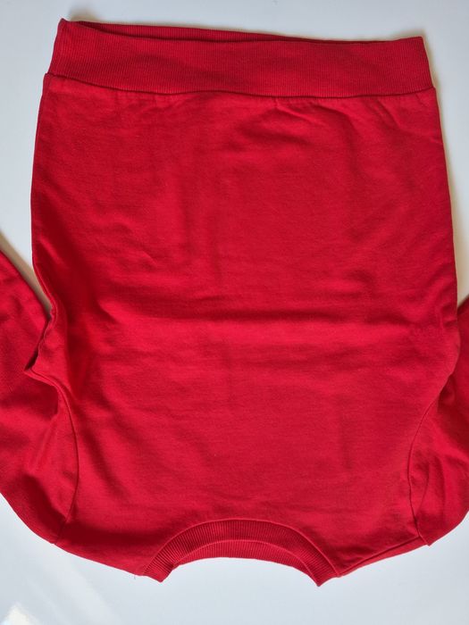 Bluza dresowa dziecięca czerwona R. 110/116