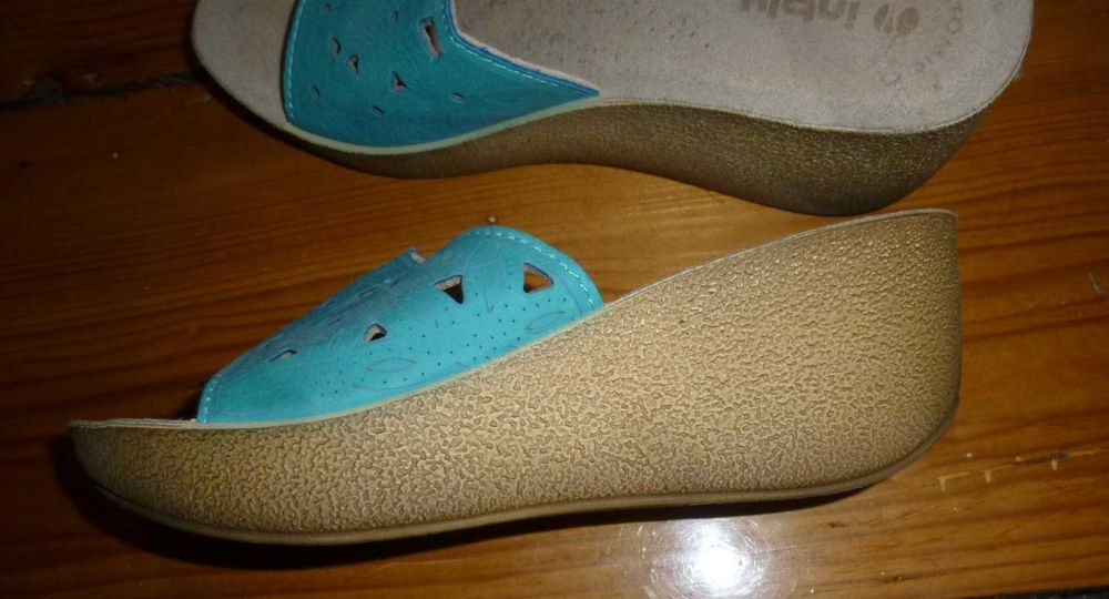 skórzane klapki Inblu -35