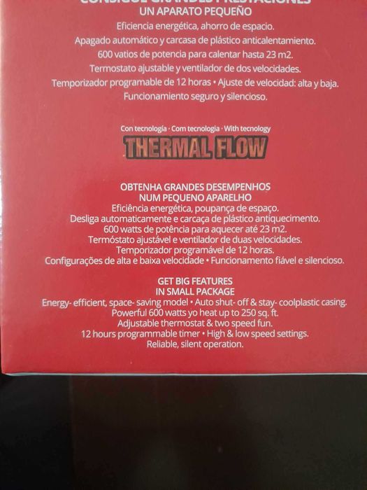 Aquecedor de parede Insta Heater + Comando - Selado