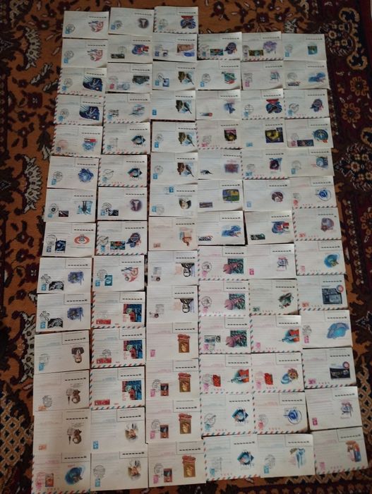 Почтовые карточки, конверты "Космос"