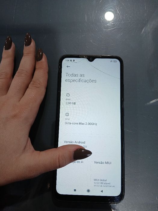 Xiaomi Redmi a funcionar