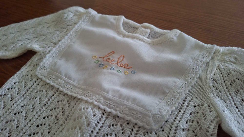 Conjunto Roupa de Bebê Bordado