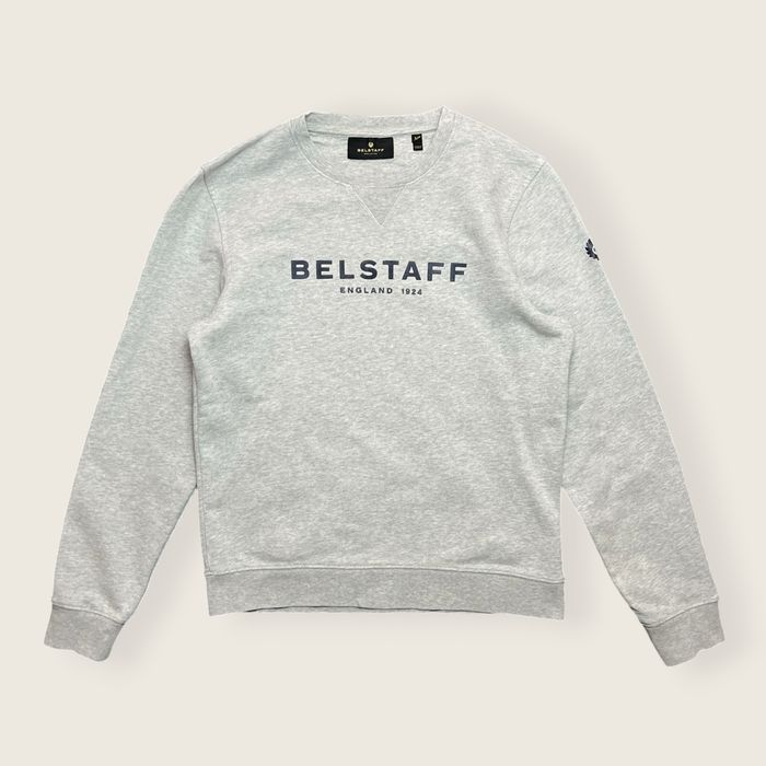 Szara męska bluza crewneck belstaff fit s/m