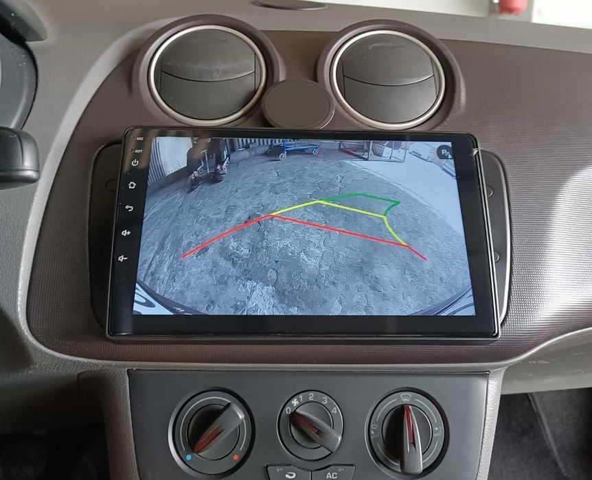 Rádio 2 DIN 9" Seat Ibiza 6J 2 + Android + GPS e CARPLAY e ANDROID AUT