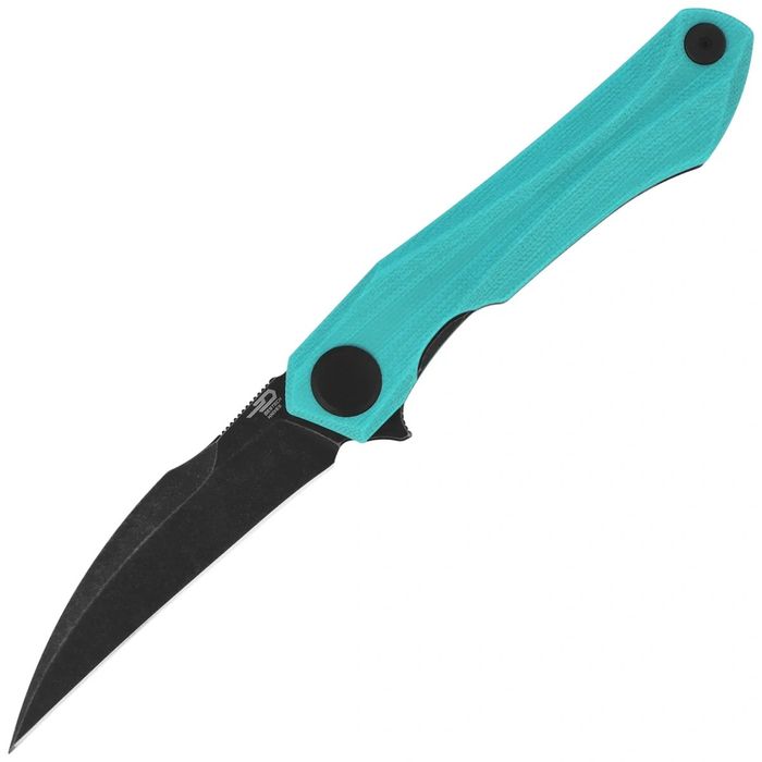 Nóż składany Bestech Ivy Light Blue G10, Black Stonewashed 14C28N by Ostap Hel (BG59F)