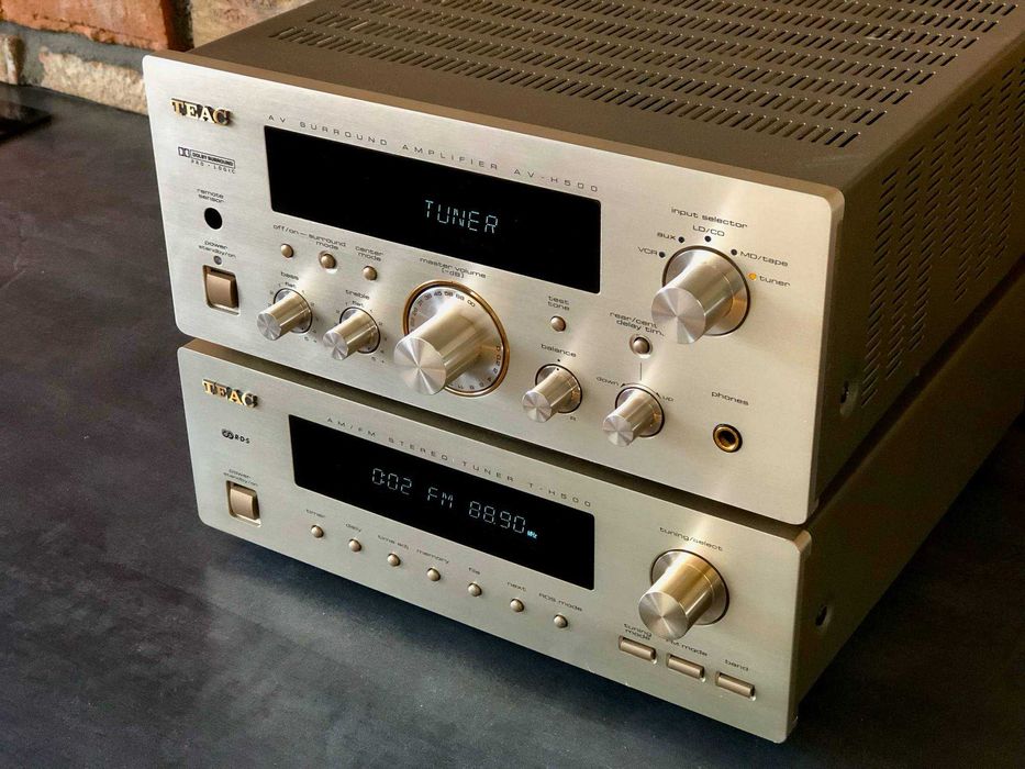 Wieża TEAC seria500, wersja GOLD Made in Japan Kolumny Technics GRATIS