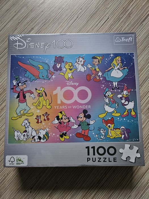 Nowe, zafoliowane puzzle 1000 elementów Disney myszka miki na