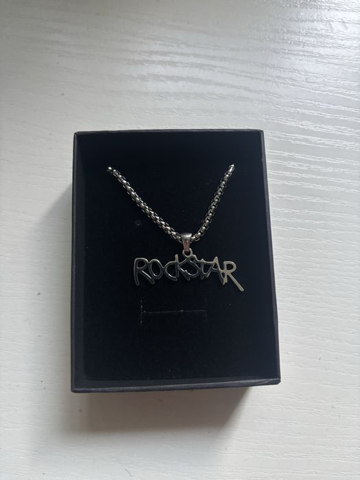 Chain naszyjnik Rockstar custom white 2115