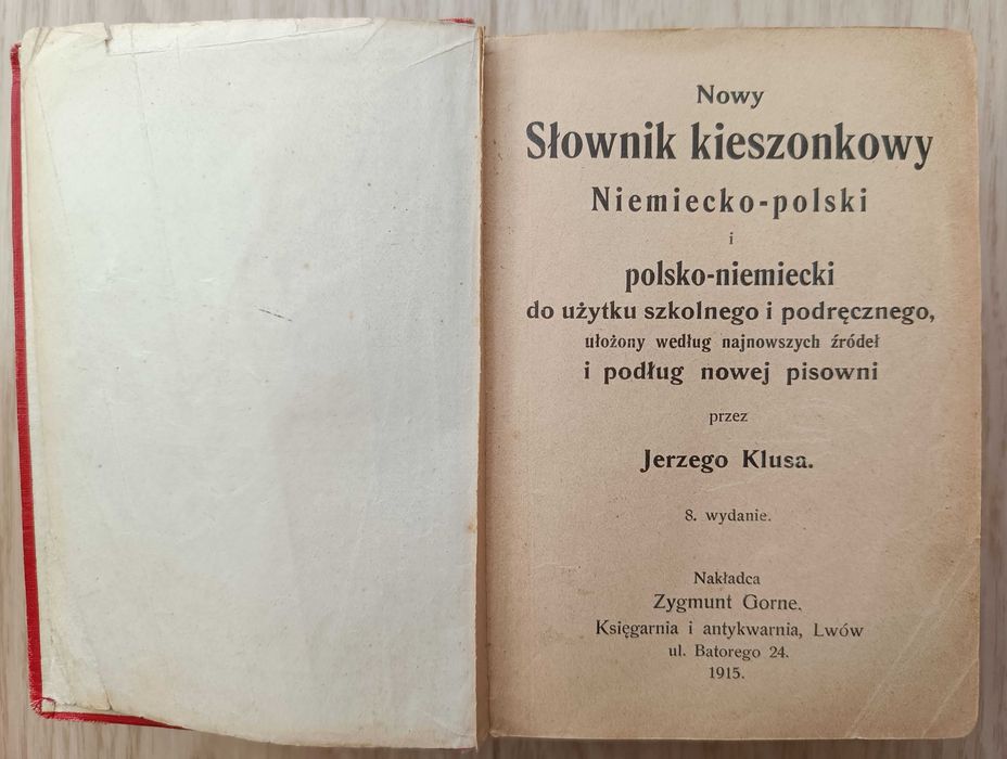 Słownik Kieszonkowy Niemiecko-polski i polsko-niemiecki