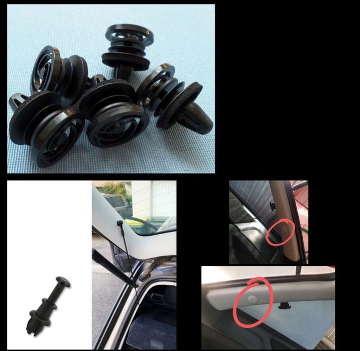 Botoes Chuventos Pedais Molas Frisos Grelha Luzes Puxadores p/seat 6k2