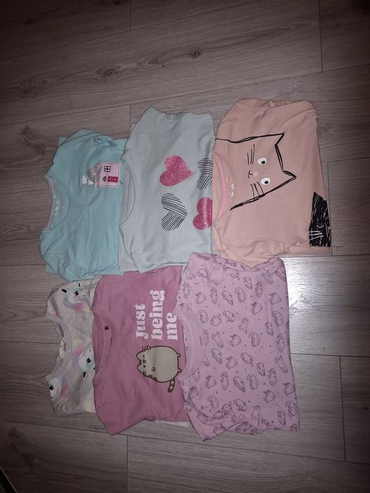 Bluzki z długim rękawem 128