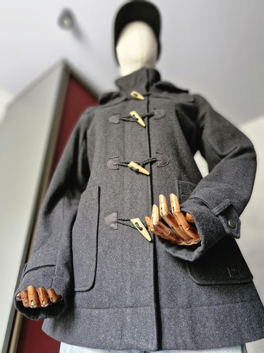 Дафлкот у благородному антрацитовому відтінку