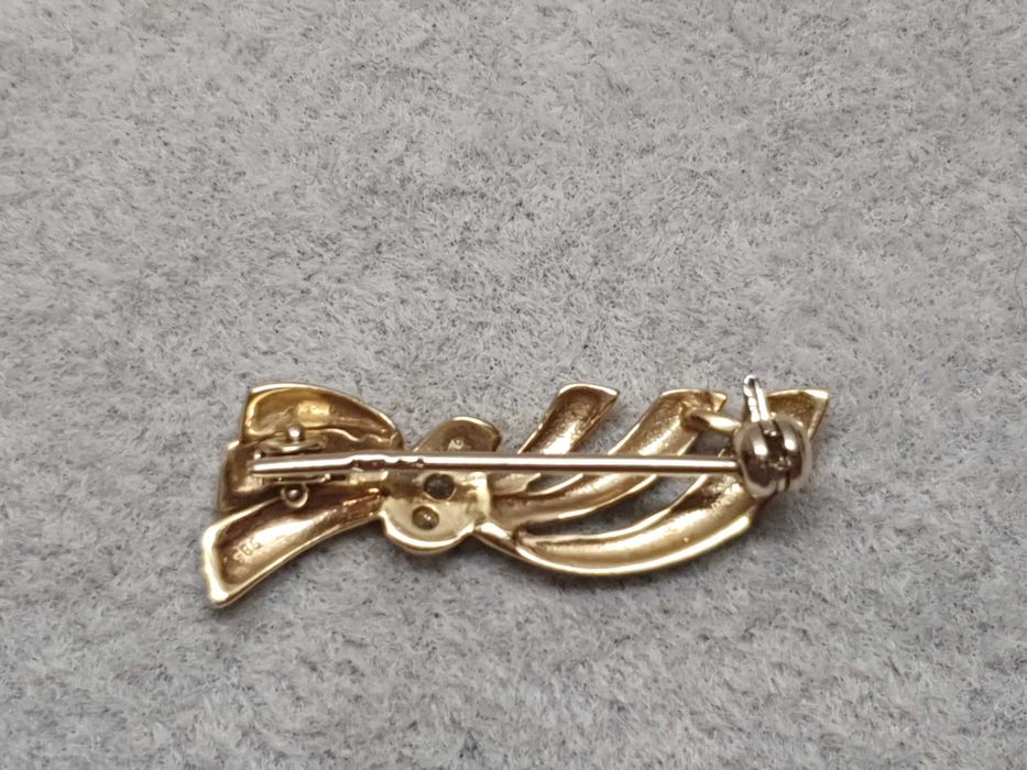 Złota brożka pr.585 2,6g Skawina