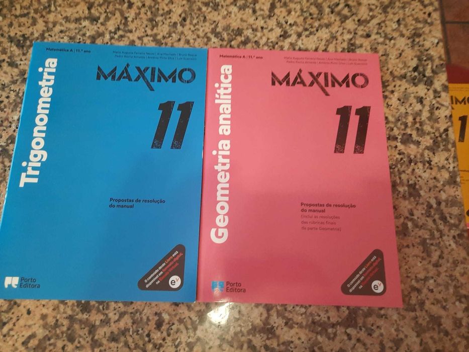 Resolução dos exercícios do manual Máximo 11