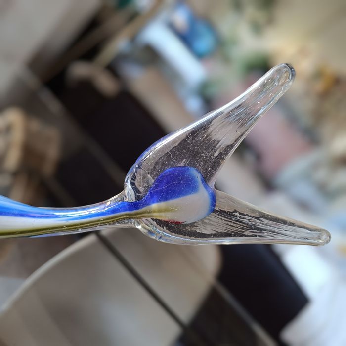 Estatueta peixe em vidro Murano