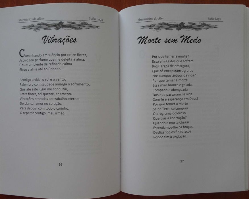 Murmúrios do Além de Sofia Lago (1ª Poetisa Espírita Portuguesa)