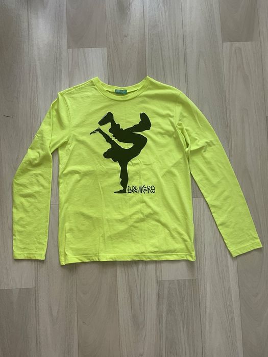 Лонгслив, футболка ,реглан  Benetton 10-12 лет 152 см