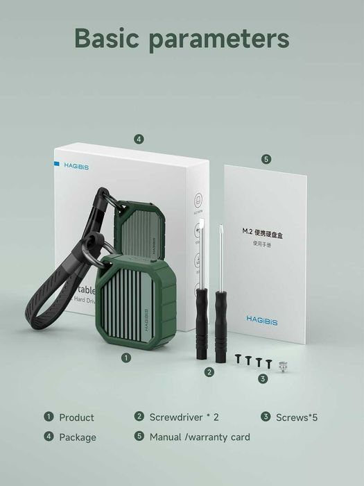 Obudowa ssd m2 2230 USB C 10 Gb/s do iPhone'a, iPadaPro laptopa