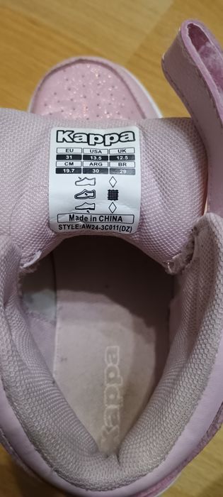 Buty za kostkę sneakersy Kappa 31 różowe