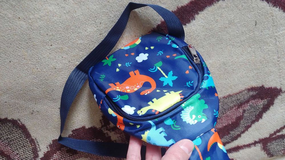 Рюкзак 18см х 16см динозавры для детей спину нагрудный бананка новый