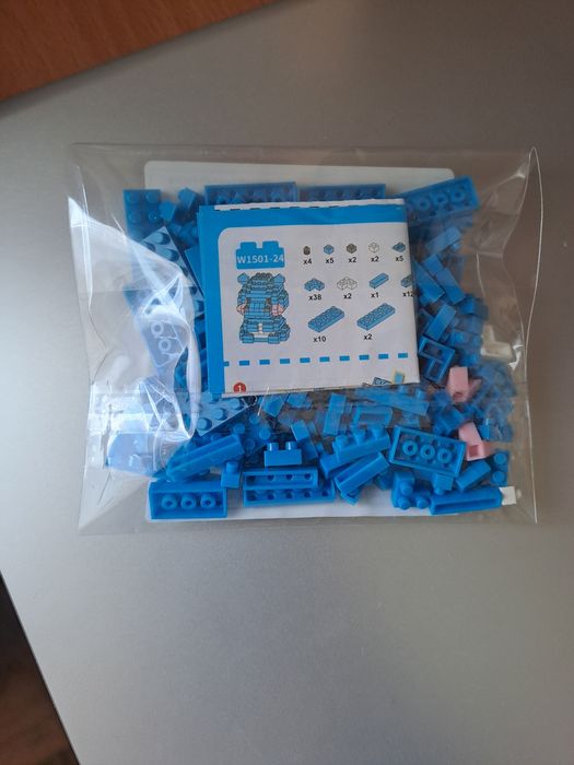 Mini blocos de montar hipopótamo