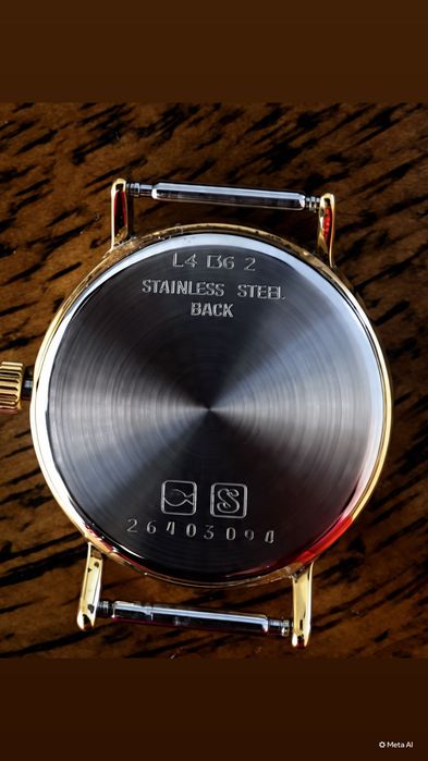 Relógio de pulso de senhora da marca Suíça Longines banhado a ouro