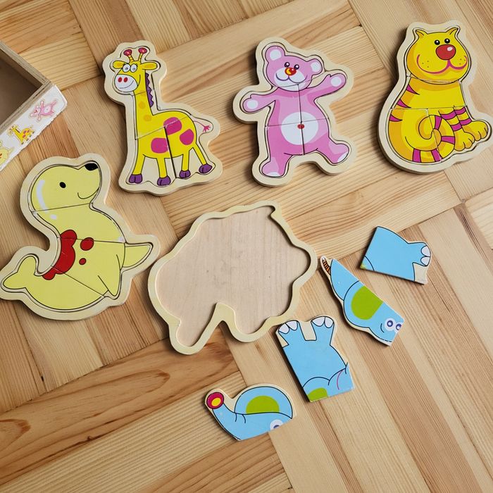 Puzle drewniane dla najmłodszych