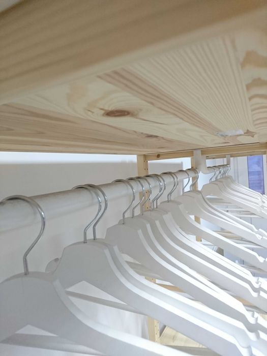 Regały 33 elementy garderoba Ikea IVAR 179 cm sosna