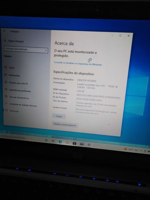 Computador HP Compaq + carregador incluído64354260821633122