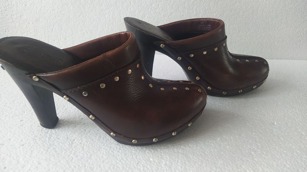 Drewniaki na obcasie Michael Kors r.36
