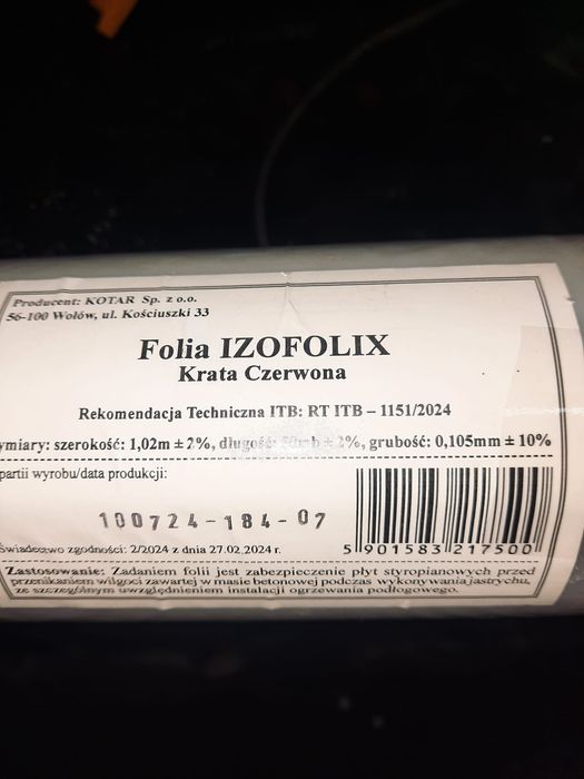 Nowa folia izofolix
