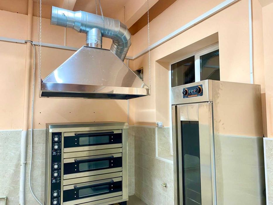 Купольний витяжний зонт, витяжка, комунікації, трубоход для пекарні/кухні - нержавіюча сталь
