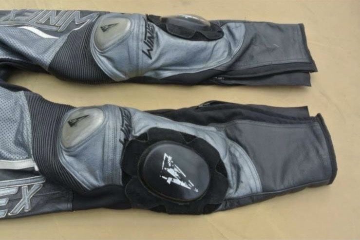 Skórzany kombinezon dwuczesciowy