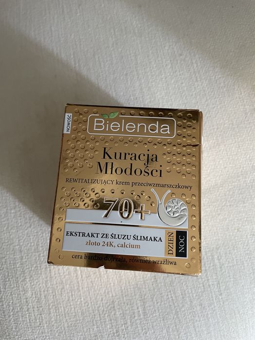 Bielenda Kuracja  Młodości Krem do twarzy 70+, p.zmarszc, śluz ślimaka
