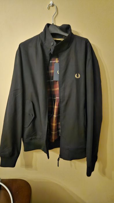 Kurtka harrington S granat fred perry spring