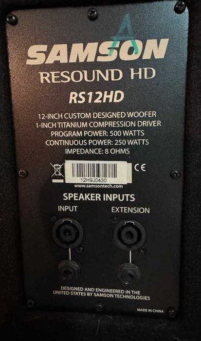 Dynacord PowerMate 600, Samson speakers, Sure microphones package