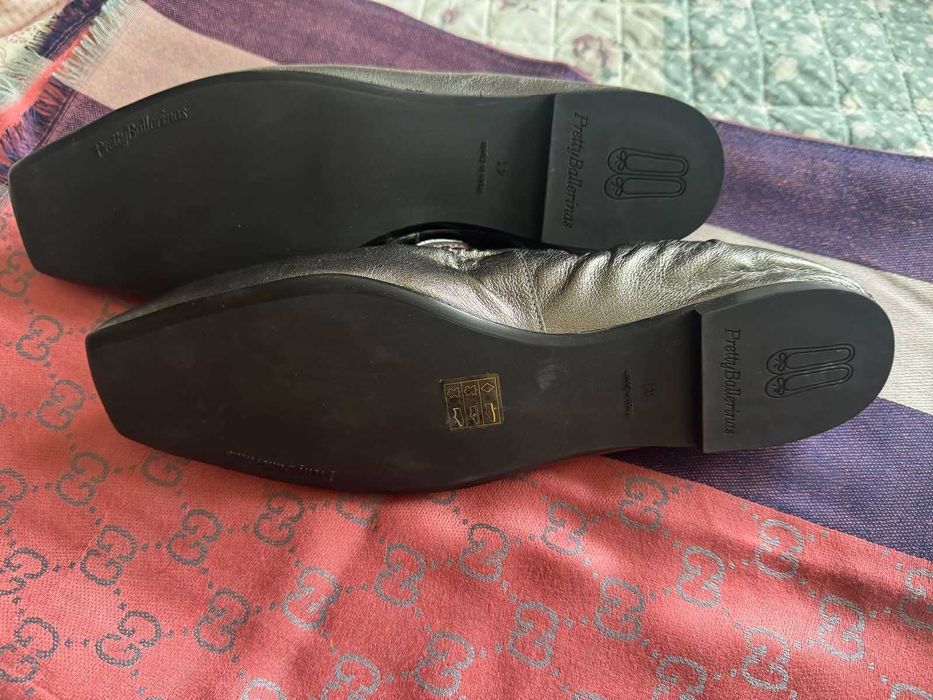Нові шкіряні балетки сліпони мокасини Pretty Ballerinas!