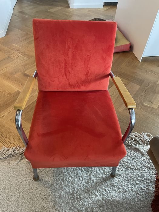 2 Fotele z lat 60 mid century ze sprezynami, bardzo wygodny