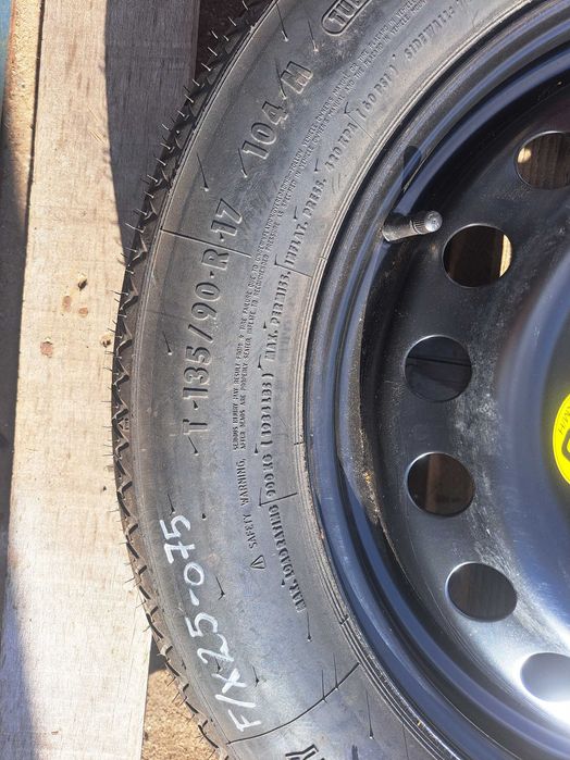 Koło zapasowe, dojazdowe 5x108 135/90R17 Ford Kuga Mk1