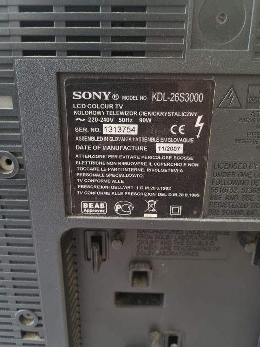 TV Sony a trabalhar falta Comando