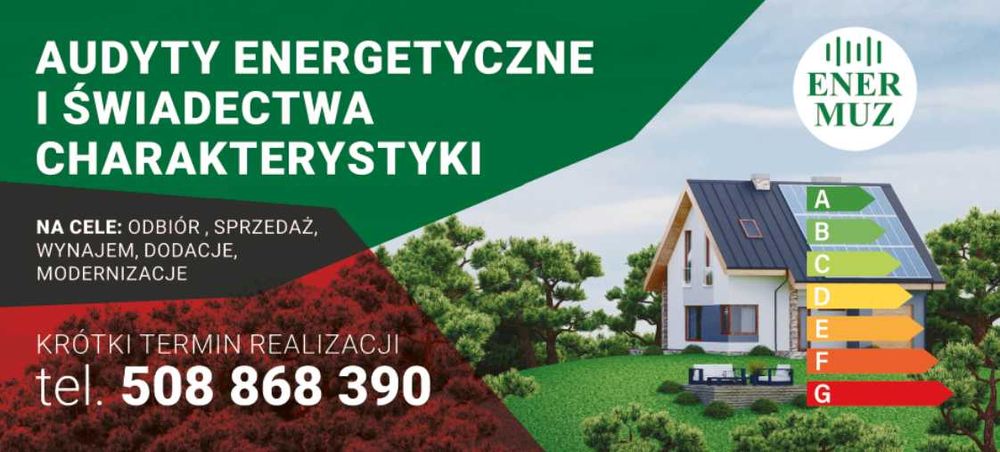 Audyt energetyczny Świadectwa Charakterystyki