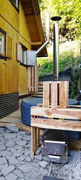 Domek w górach z jacuzzi