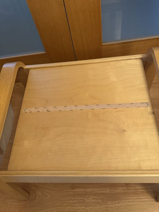 Repousa pés Ikea chapa de bétula