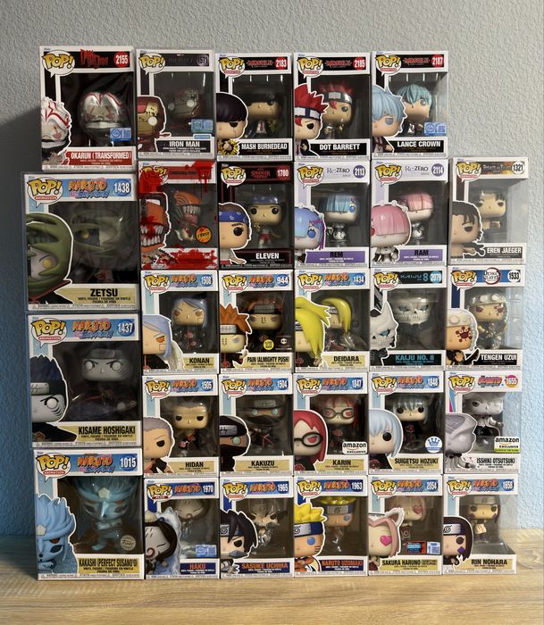 Funko pop  Naruto / Demon Slayer / Re:Zero / Mashle / Kaiju / Dandadan