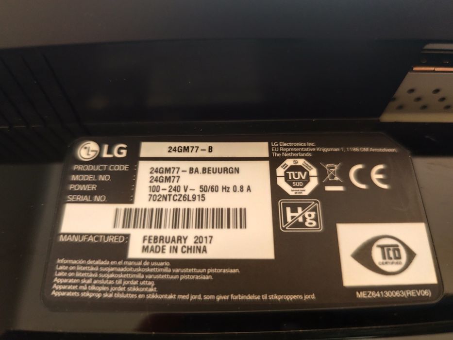 Monitor LG 24GM7u 144hz