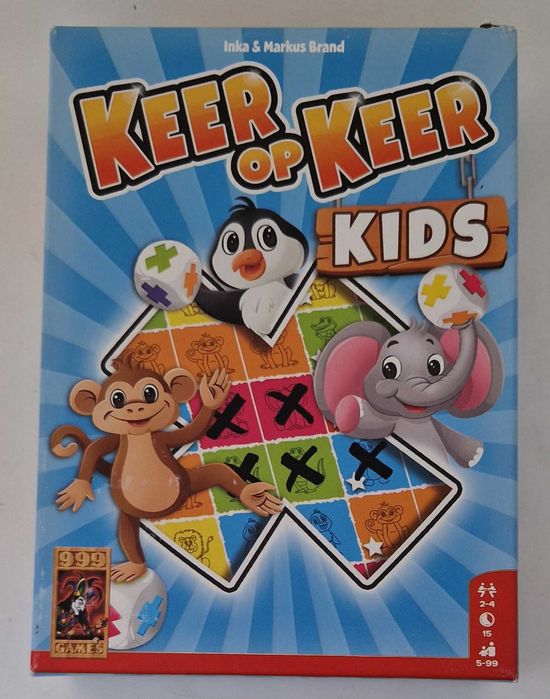 Gra Keer op Keer Kids Roll & Write Kościana planszowa dla dzieci 999 Games