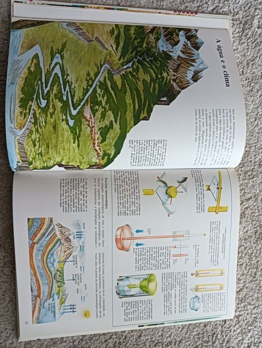 Ciência -	Enciclopédia Juvenil com muitas fotografias e ilustrações