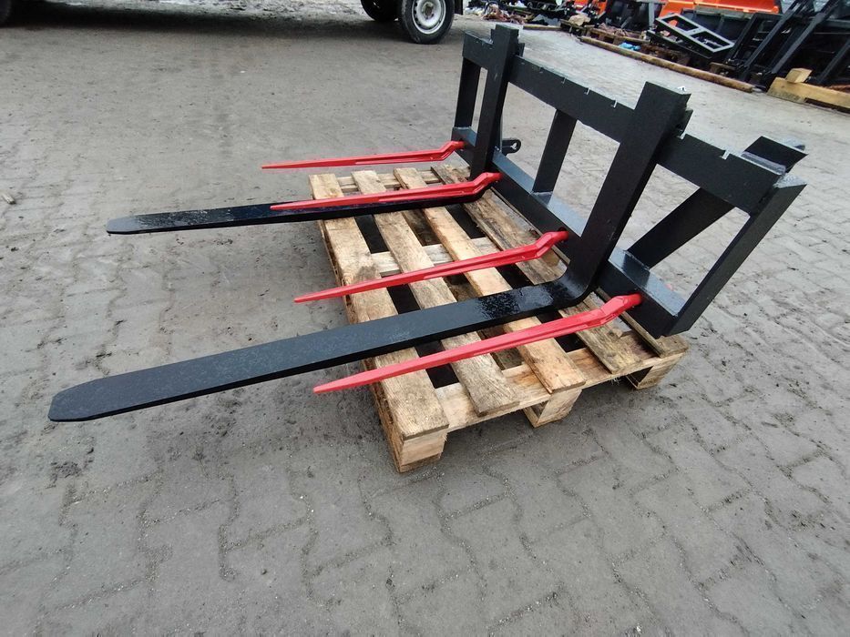 Widły do palet 2000 kg • EURORAMKA EURO • paleciak do tura i ładowacza czołowego • regulowane widły paletowe • NOWE