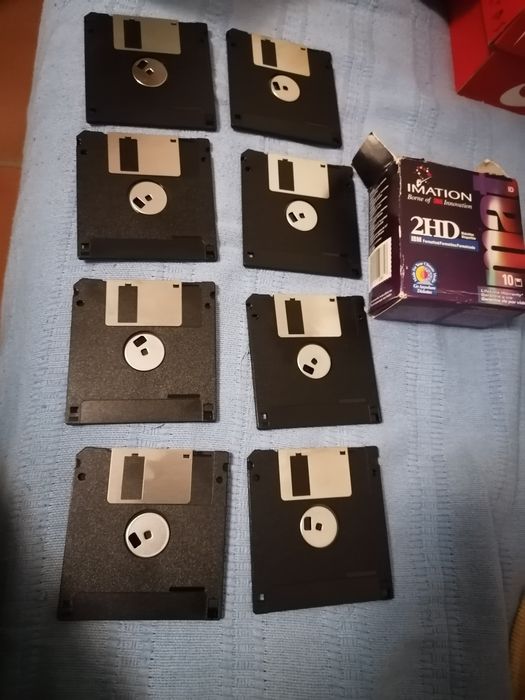 8 Disquetes Computador Vintage