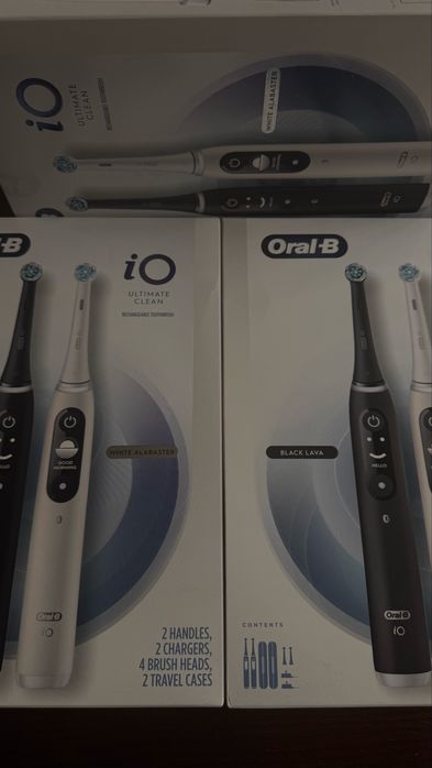 Зубна щітка Oral-b iO Duo Pack Series  6, Набір 2 шт. електрична, Нові в заводських пломбах і плівках.